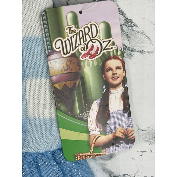 The Wizard Of Oz Dorothy Cosplay Dress 5T White & Blue Acrylic/Polyester - Picture 8 of 9